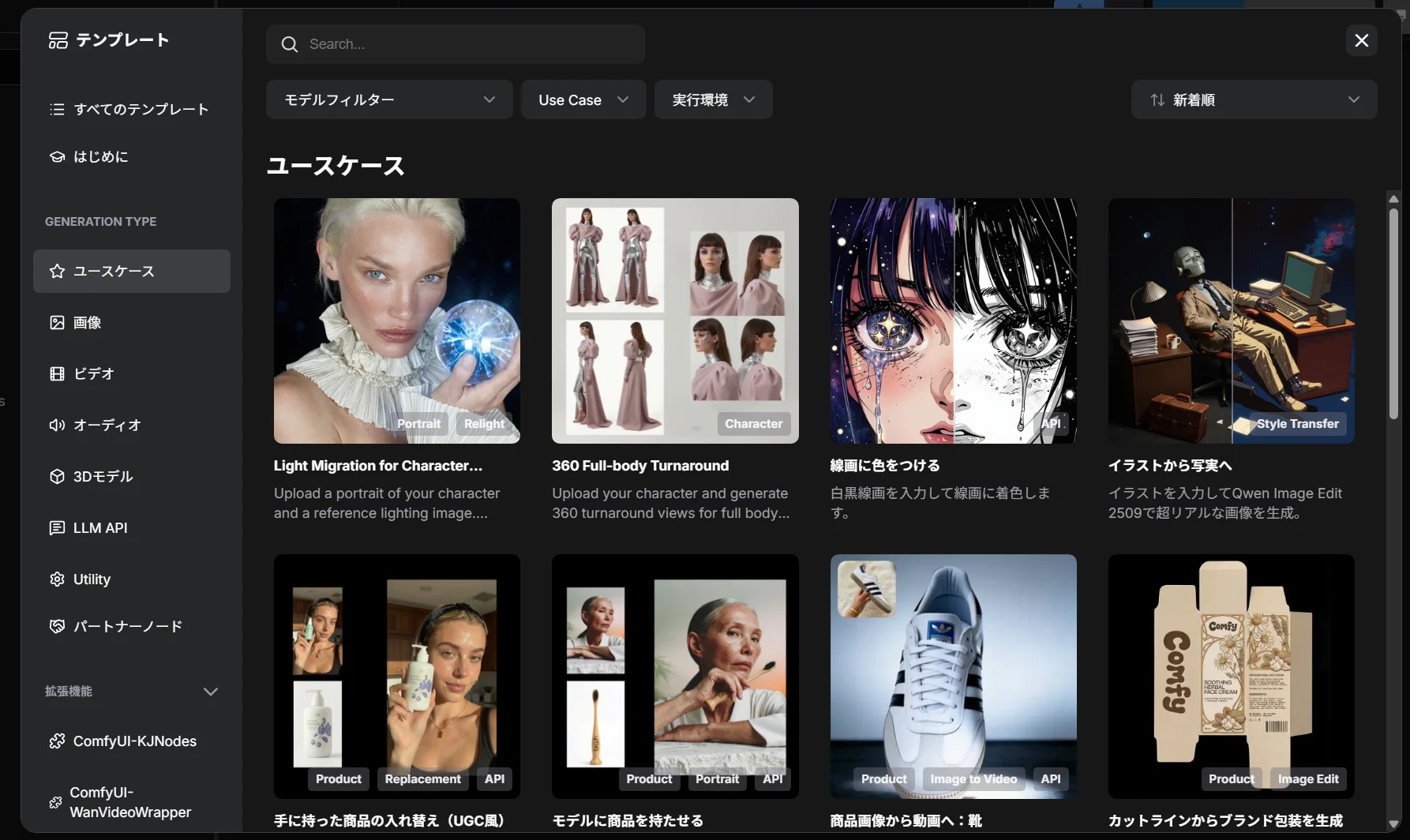 ComfyUIでできること：図版1