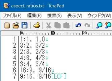 「Aspect Ratio selector」でアスペクト比を一発出し！：図版6
