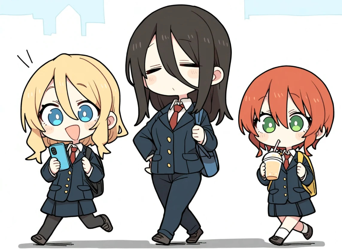 複数キャラの指示：図版1