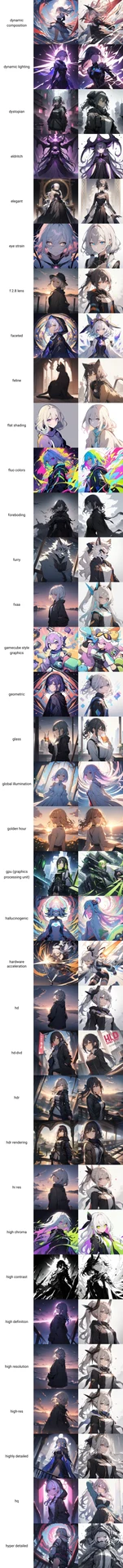 214個の画風・スタイルタグを画像比較【#プロンプト超辞典】：図版4