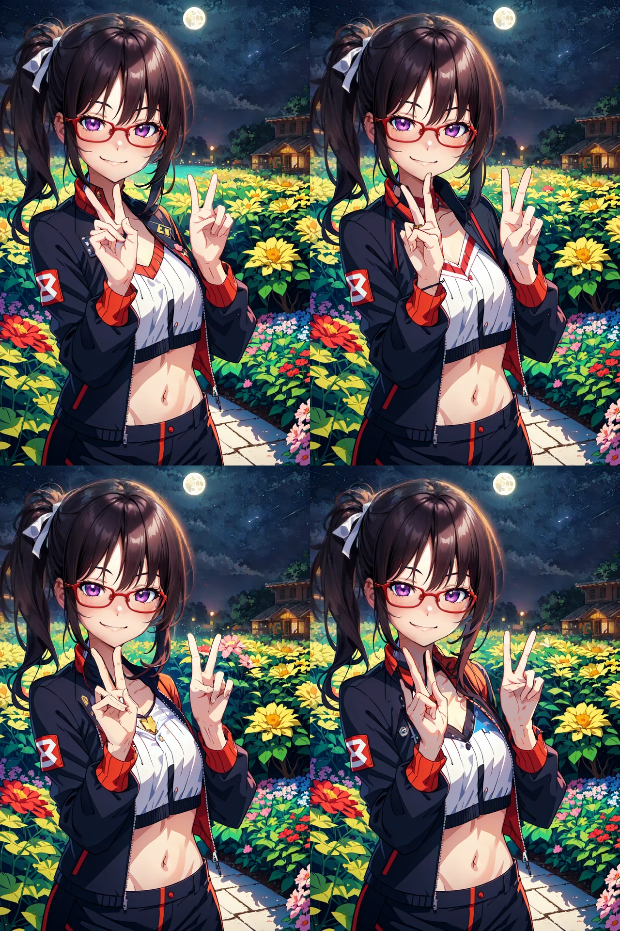 実験5:「InpaintOnly+Depth Map Library(lineart✕2)+手修正LoCon」:図版2