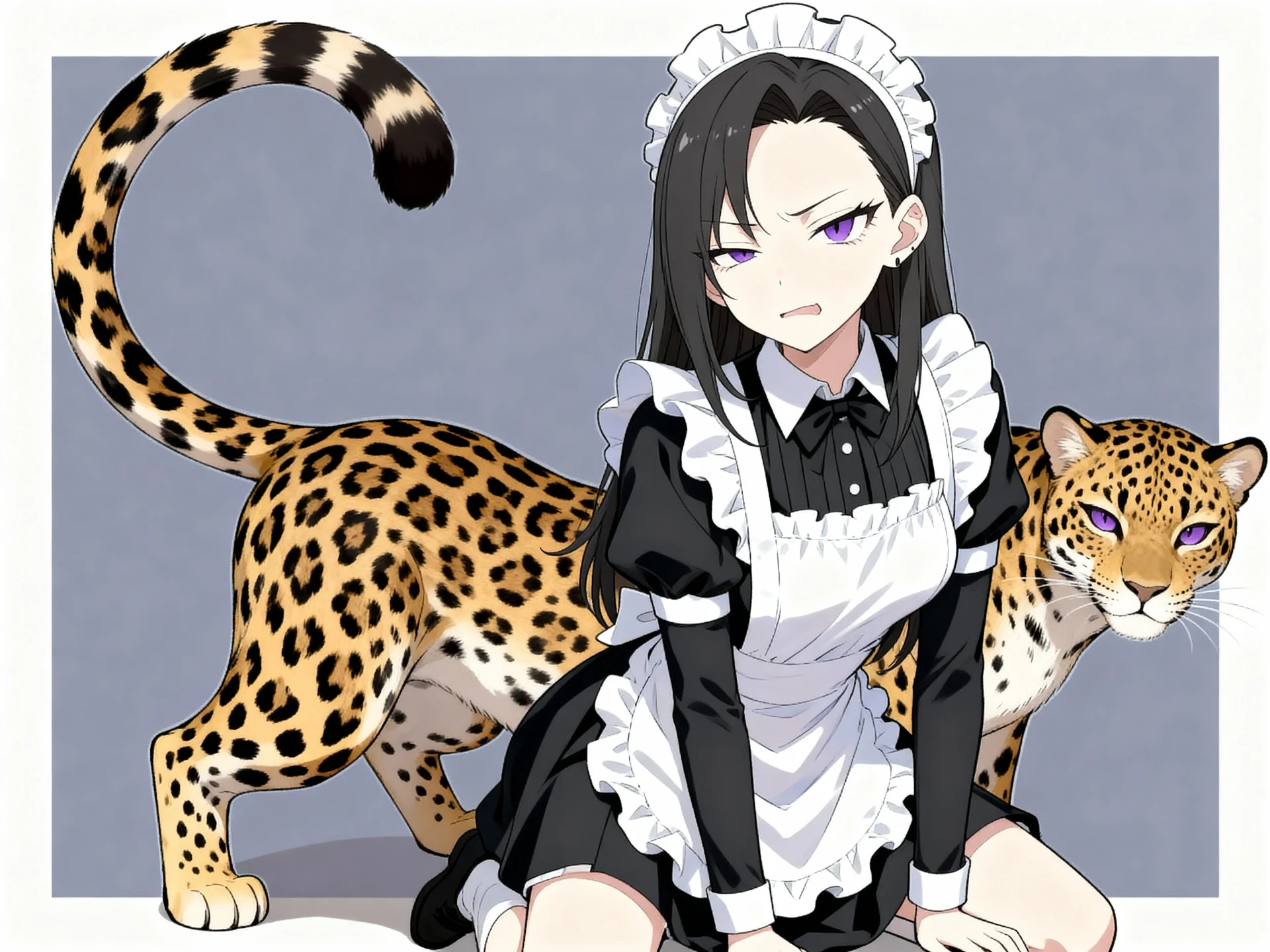 「メイド服で牝豹のポーズ」が分からなかったSeedreamくん