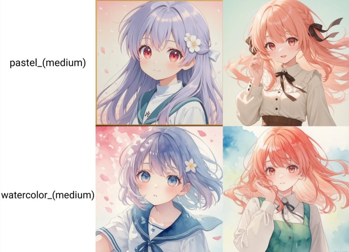 アナログ画材：図版2