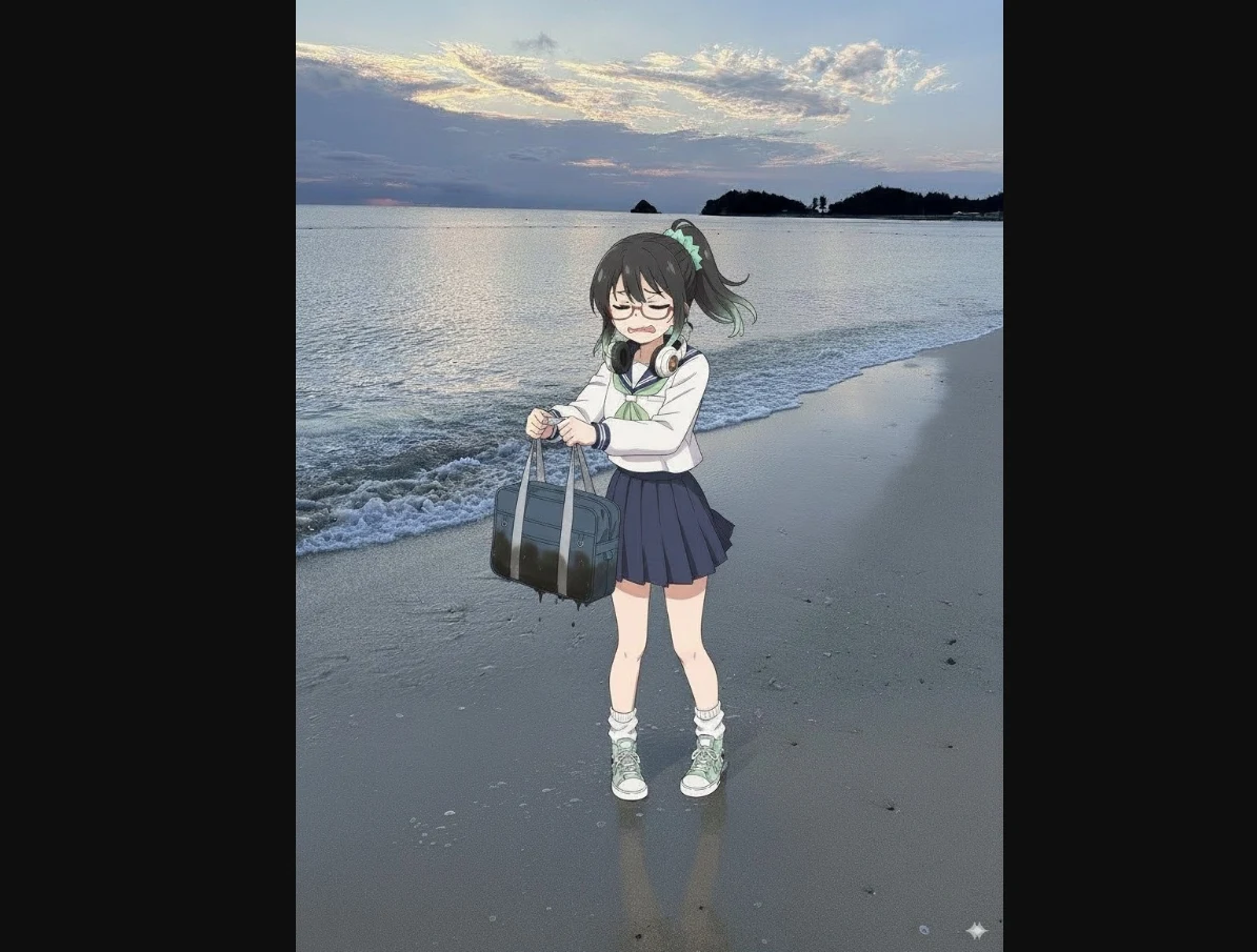 検証７．実写背景との合成：図版8