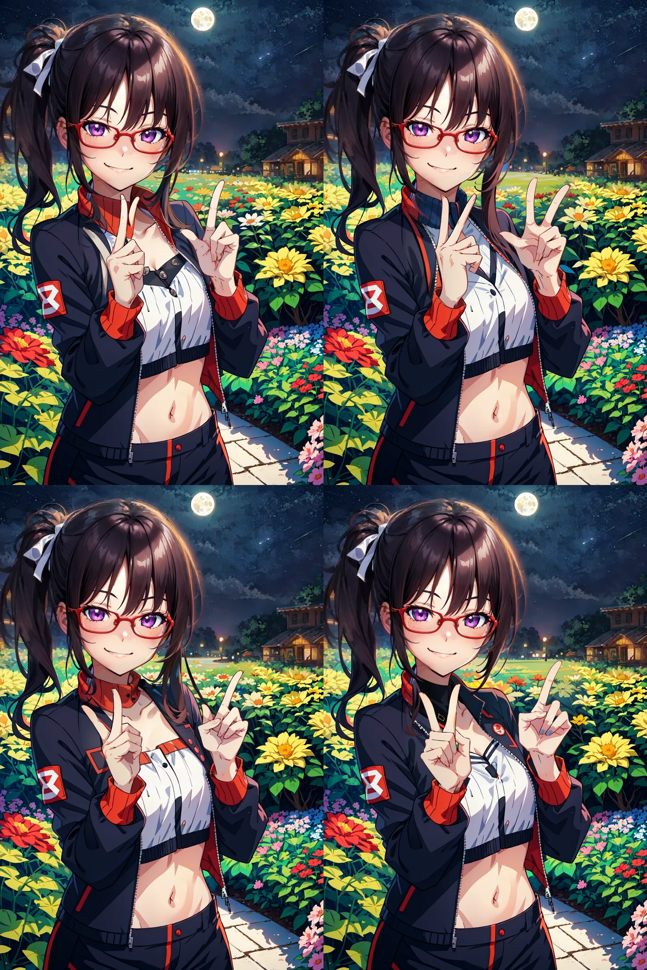 実験2:「InpaintOnly+手修正LoCon+negative embeddings」:図版1