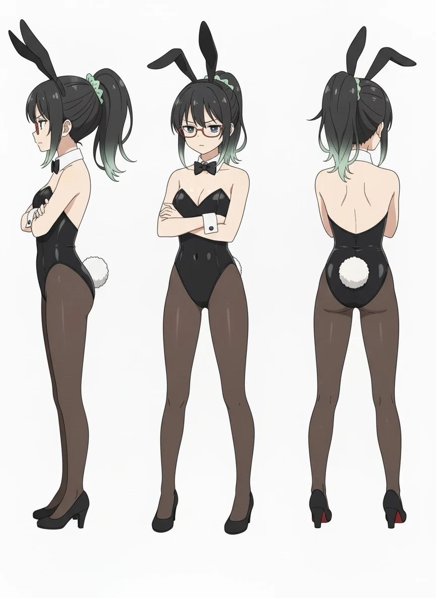 検証1.ポーズ・表情・服装・背景を変更:図版8