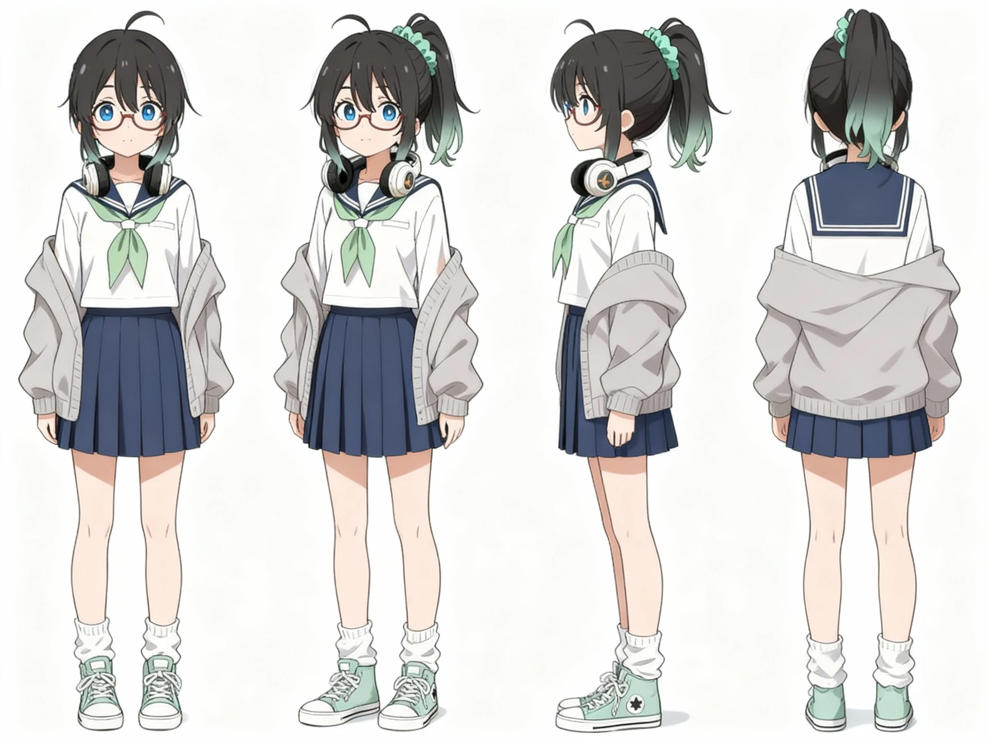 検証１．ポーズ・表情・服装・背景を変更：図版15