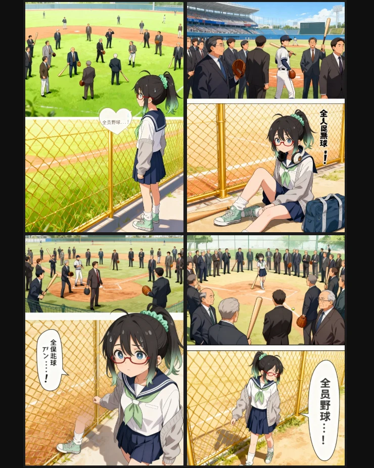 検証11．2コマ漫画生成：図版2