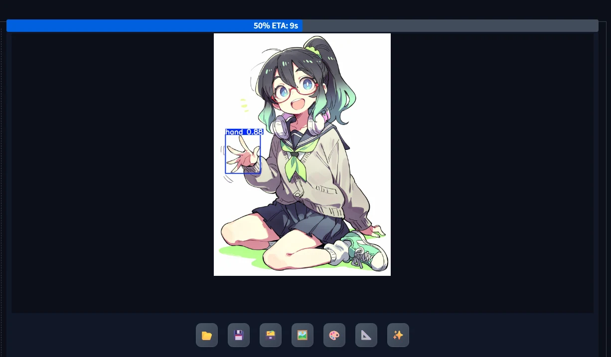 ③ADetailerで「上書きimg2img」:図版1