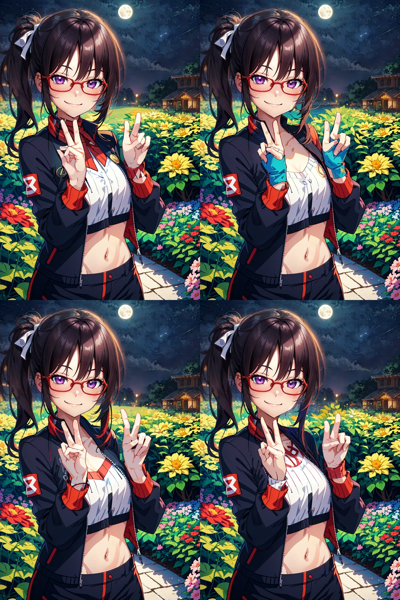 実験4:「InpaintOnly+Depth Map Library(lineart+depth)+手修正LoCon」:図版2