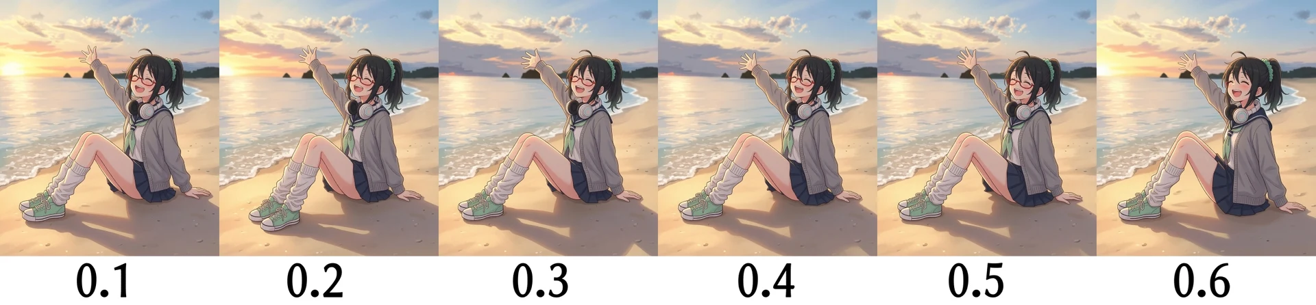 2.アングル変更+ポーズ変更実験:図版9