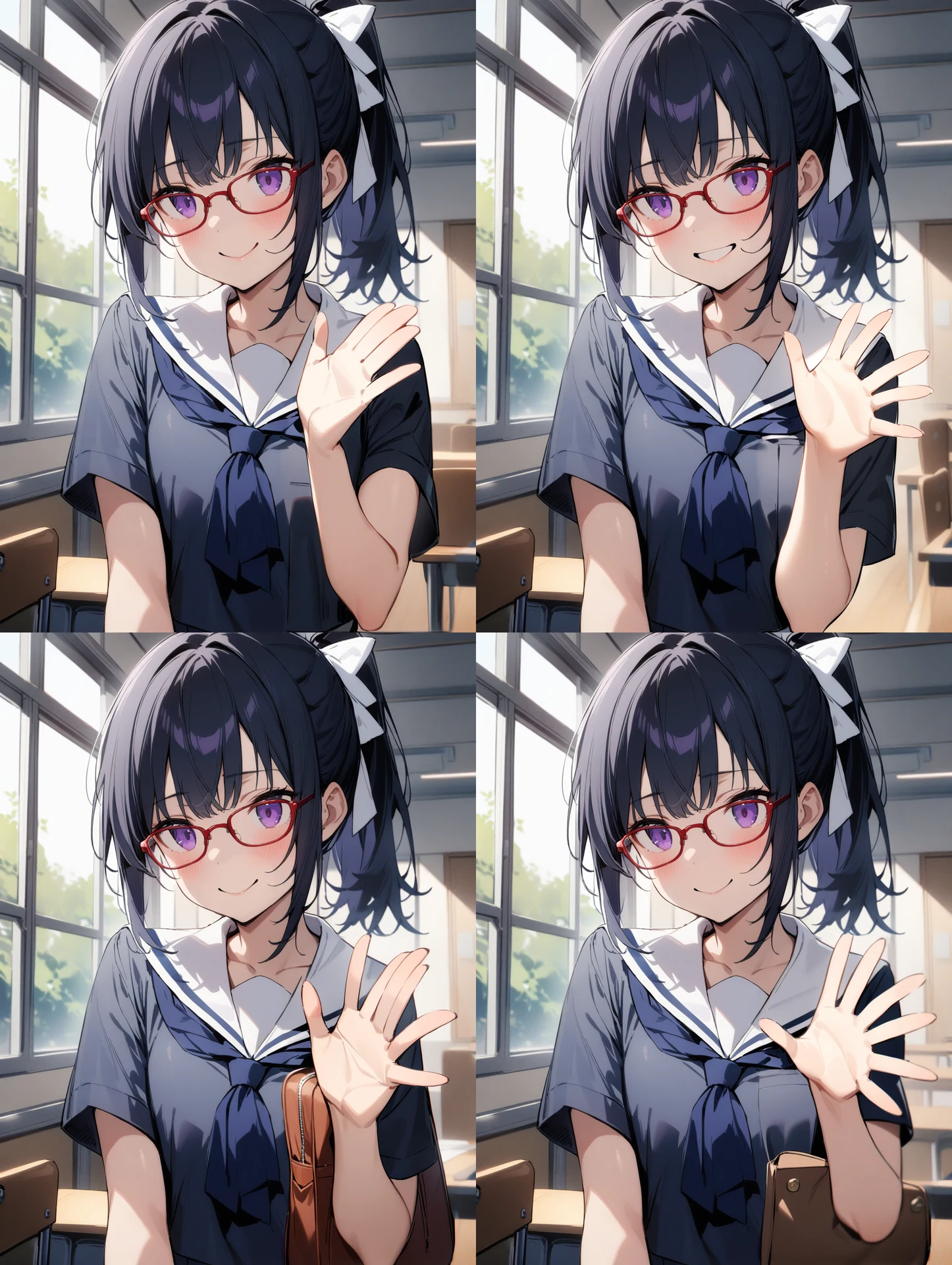 ②ポーズ変更+表情変更:図版3