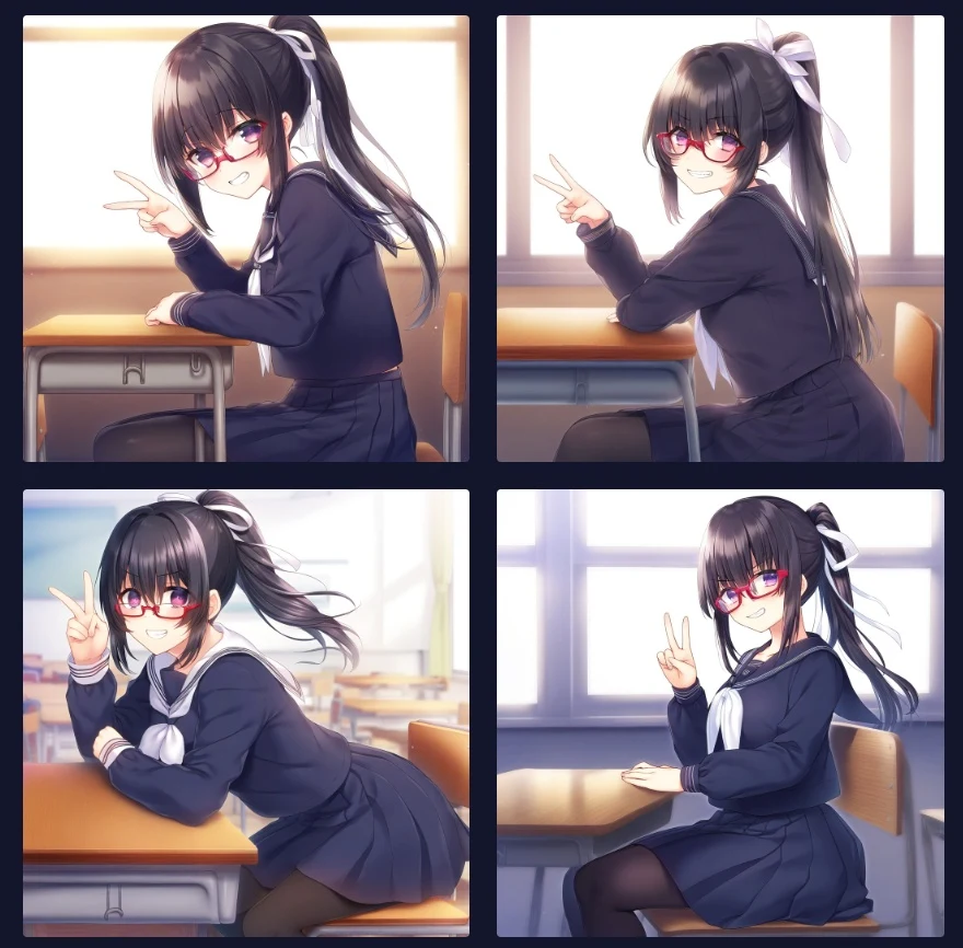 設定の違いで画風はどう変わる?:図版1