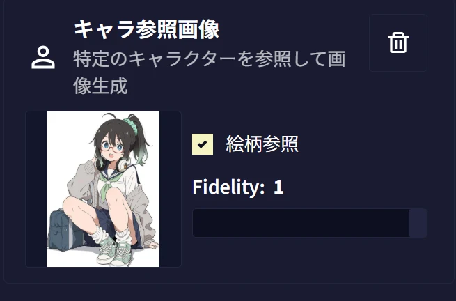 １．キャラクターリファレンス（キャラ参照）とは：図版1
