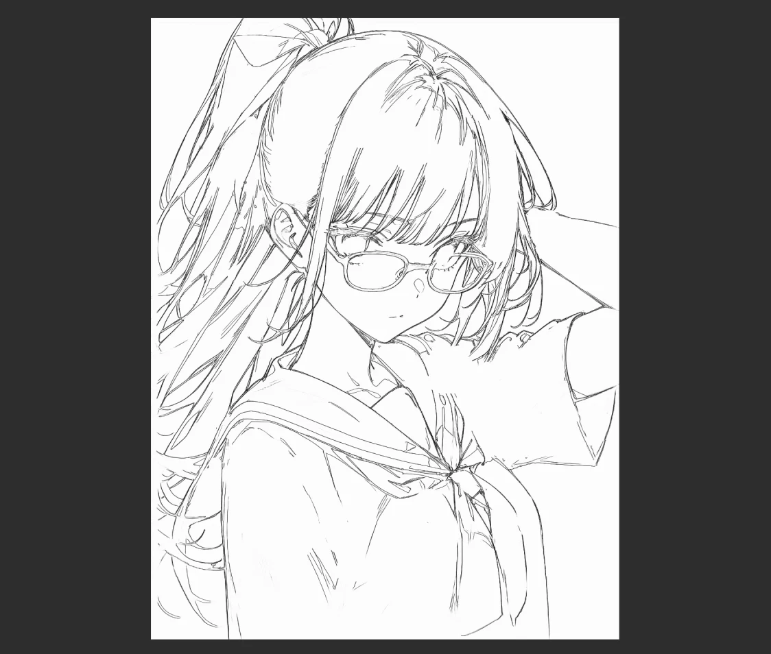 AI絵を線画化するには:図版3
