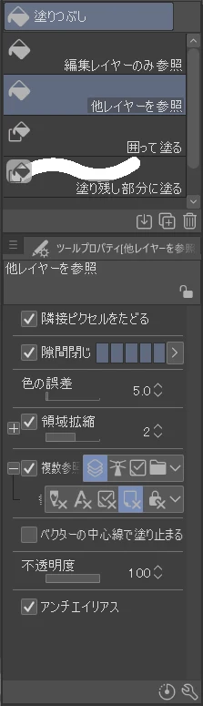 ②肌色に塗る：図版2