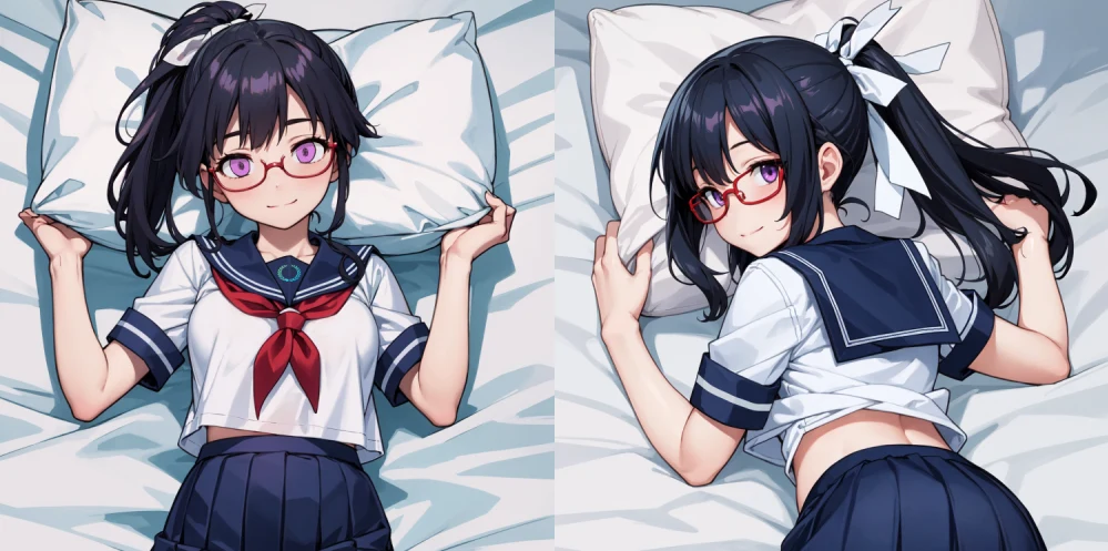 ・黒目の線画を描く:図版4