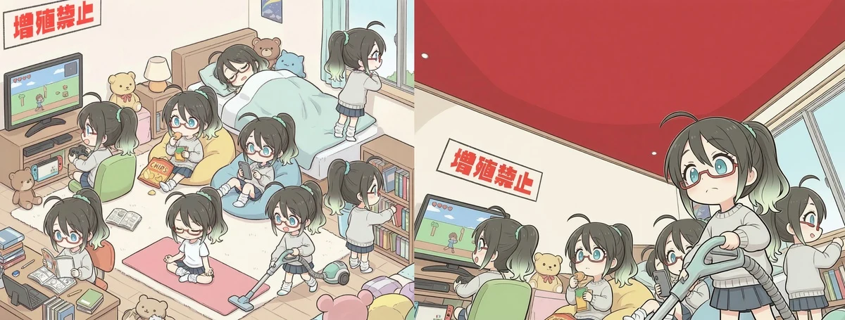 1.マルチアングルLoRAの「特性」:図版1