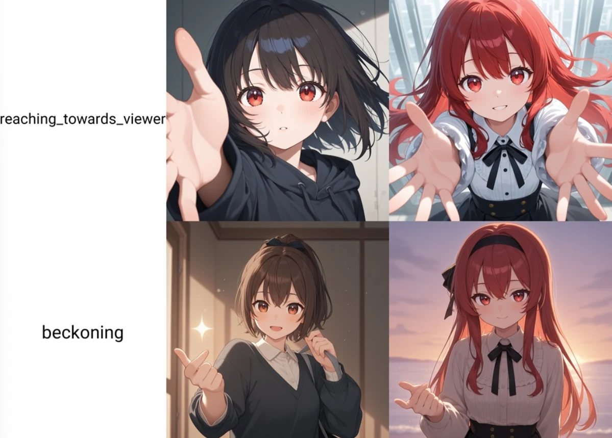 手関連のポーズ（その他）：図版2