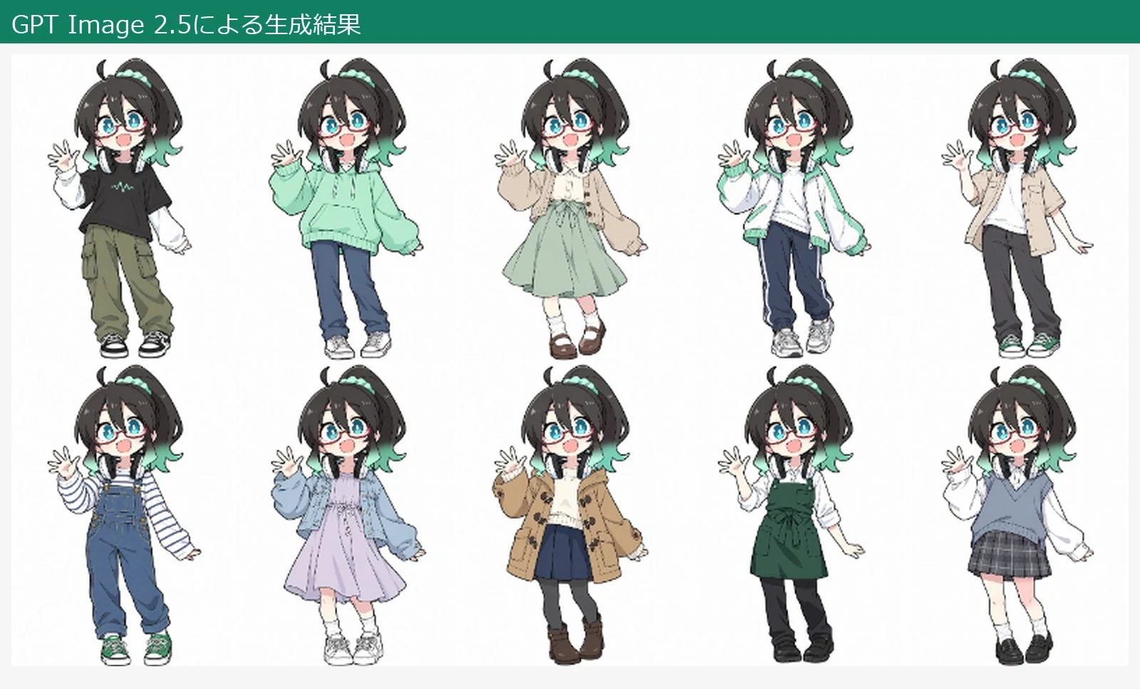 検証7.衣装バリエーションの提案:図版1