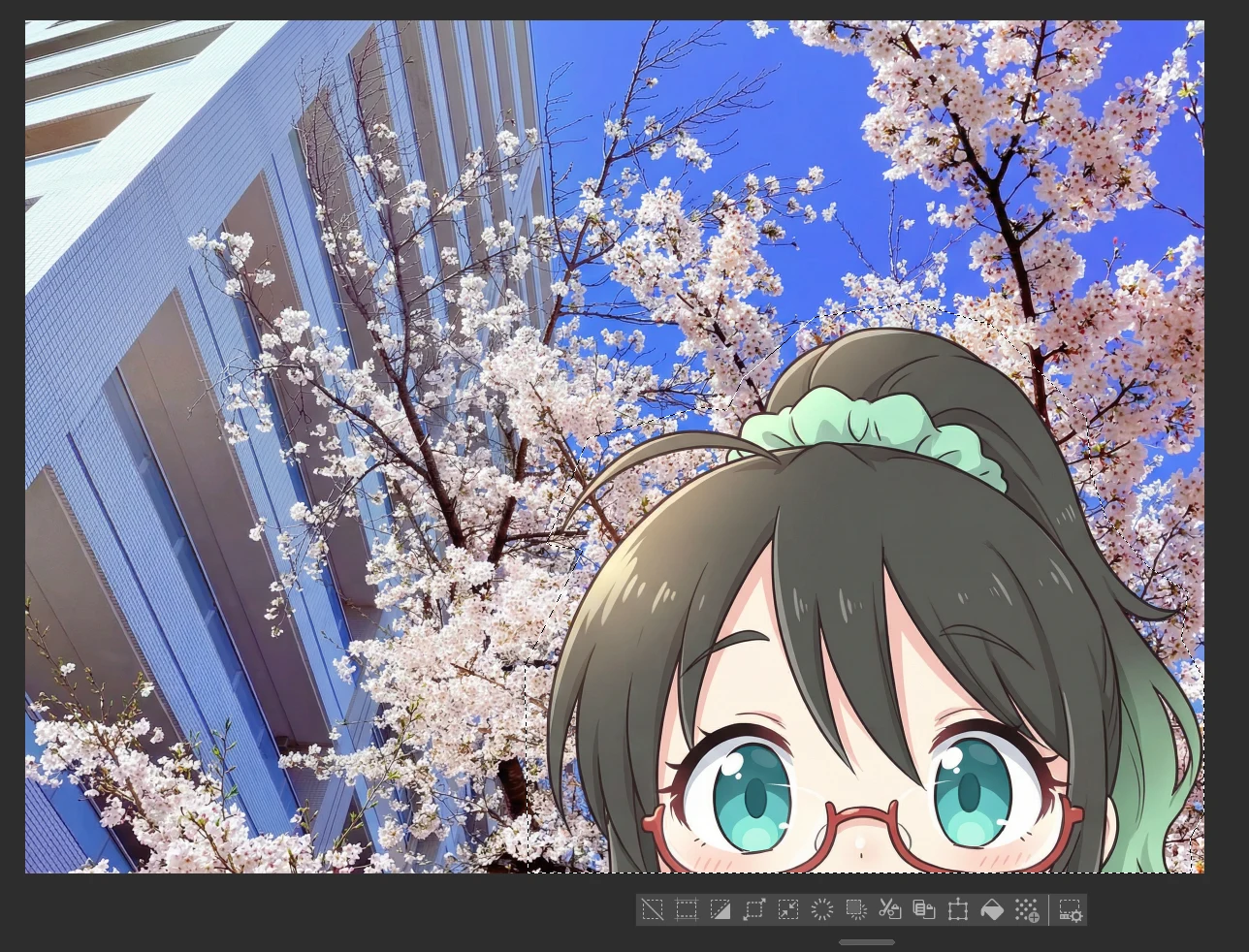 ちょっとみにくいですが、大きめにミナちゃんを囲ってます