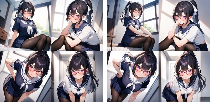 AnimagineXL3.0との使い方の違い：図版1