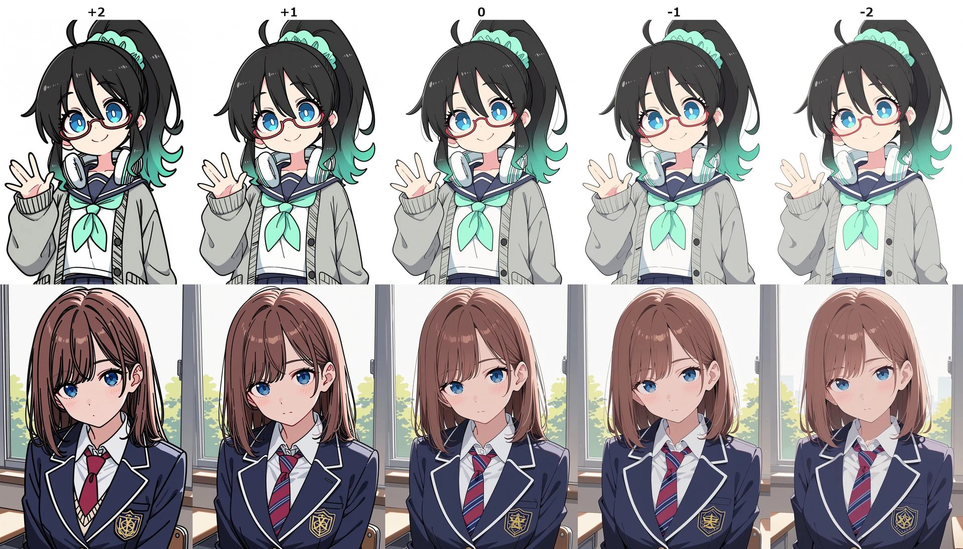 Anima用Bold LoRAの作り方 Copita v1.2でスライダーを高精度化:図版1