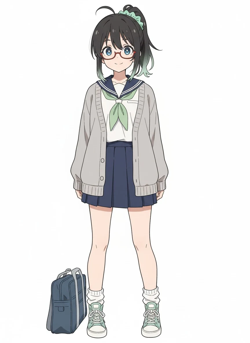 検証1.ポーズ・表情・服装・背景を変更:図版3