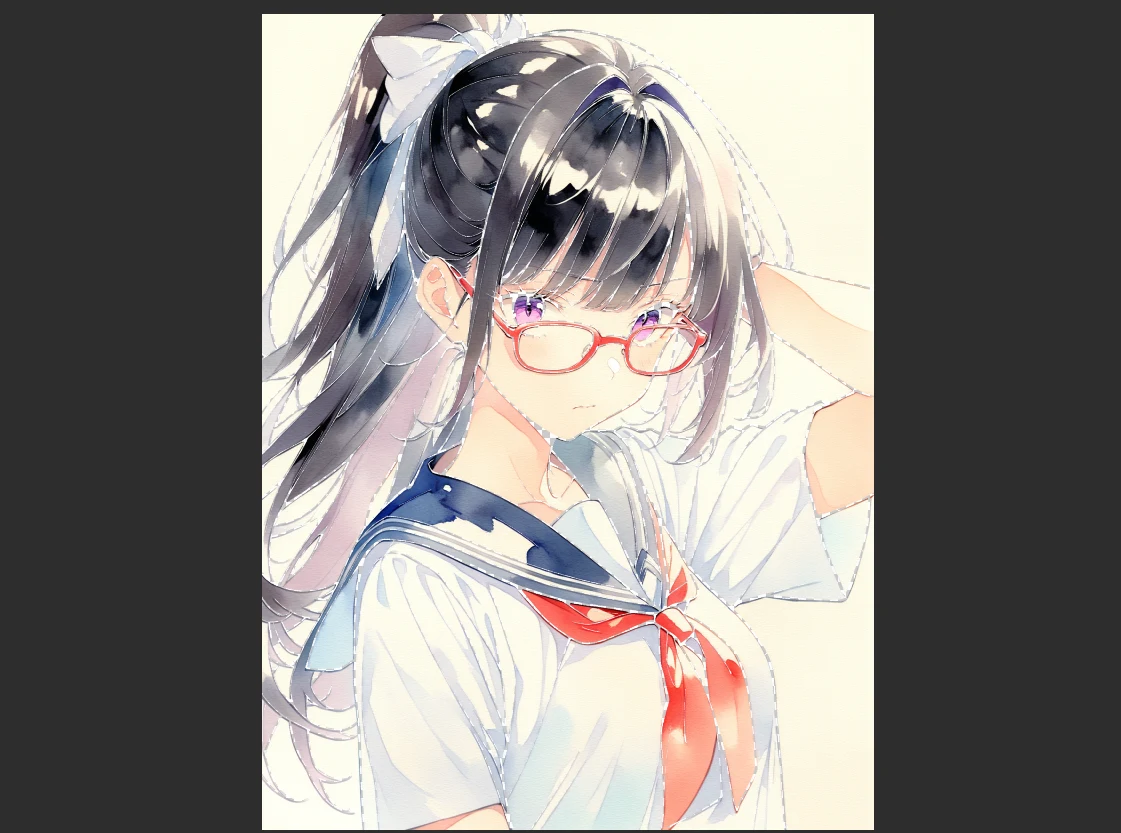 自動色トレスのやり方:図版3