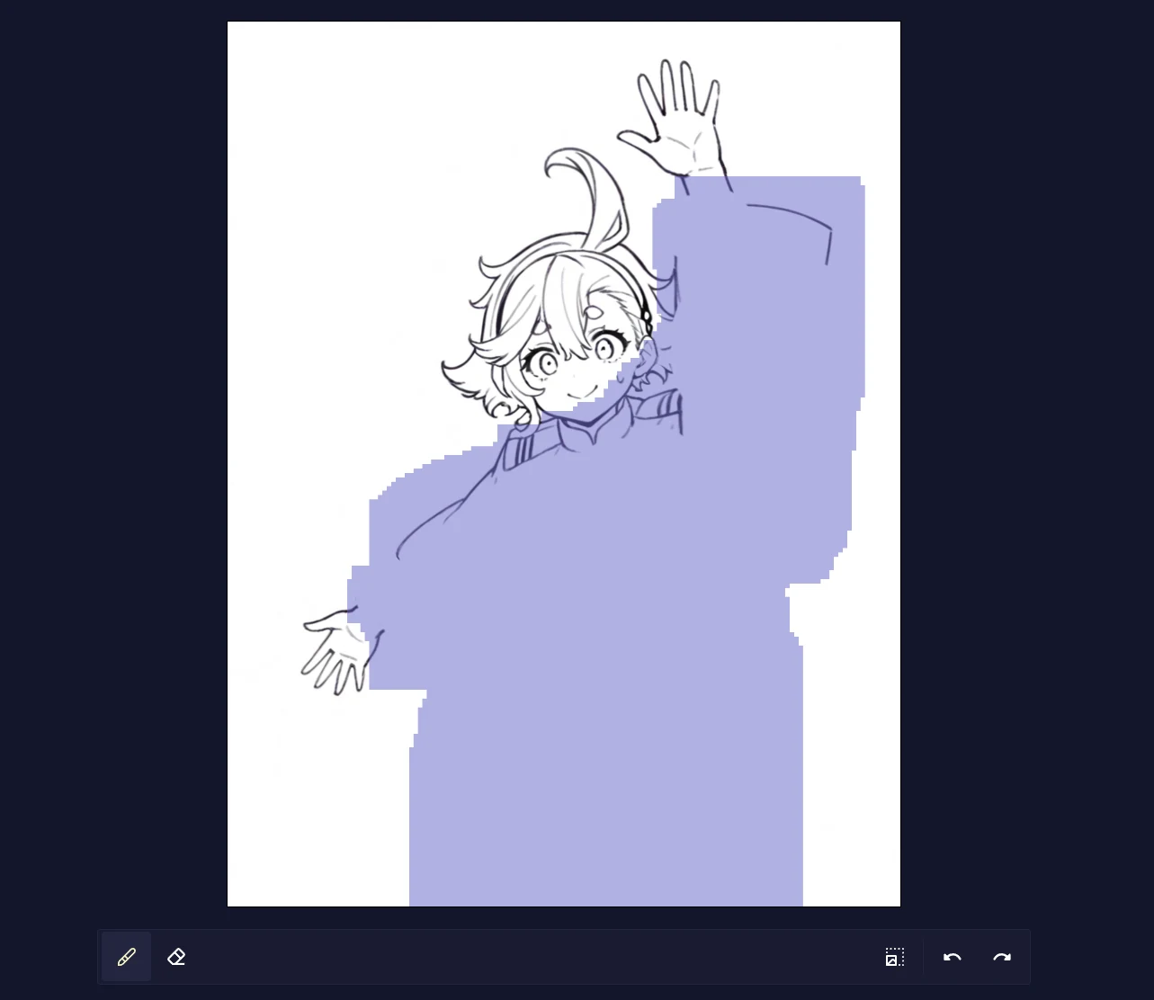 棒人間(トンチキ絵)を線画化するには:図版4