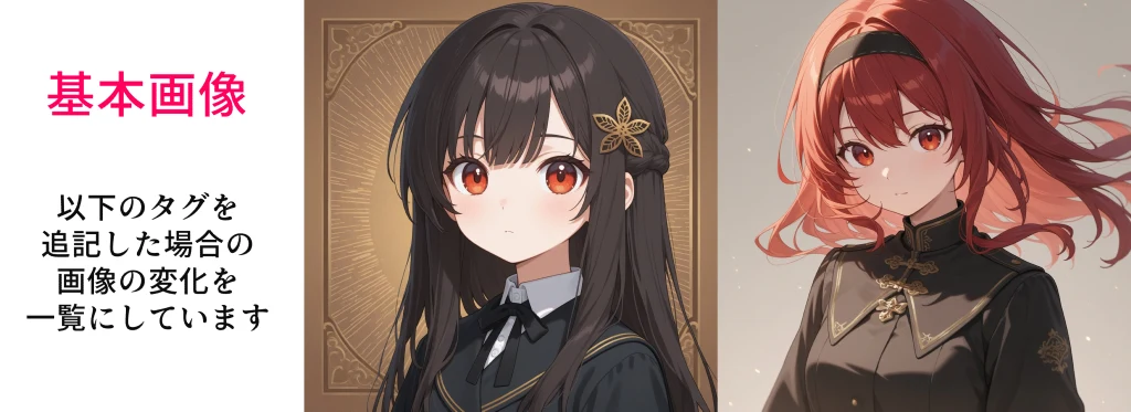 クォリティタグ画像比較【#プロンプト大辞典】：図版1