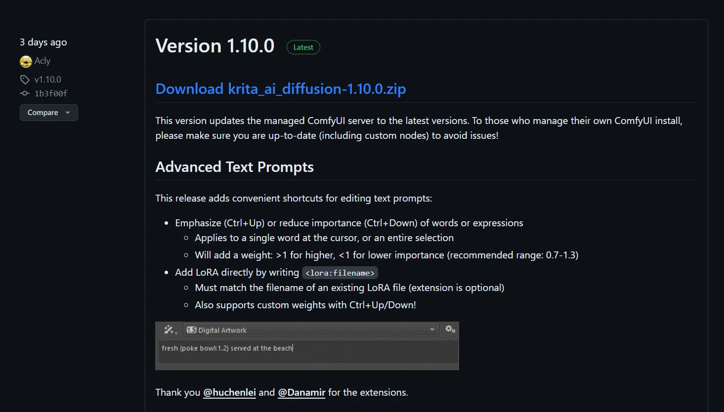 Krita-AI-Diffusionをインストール:図版1