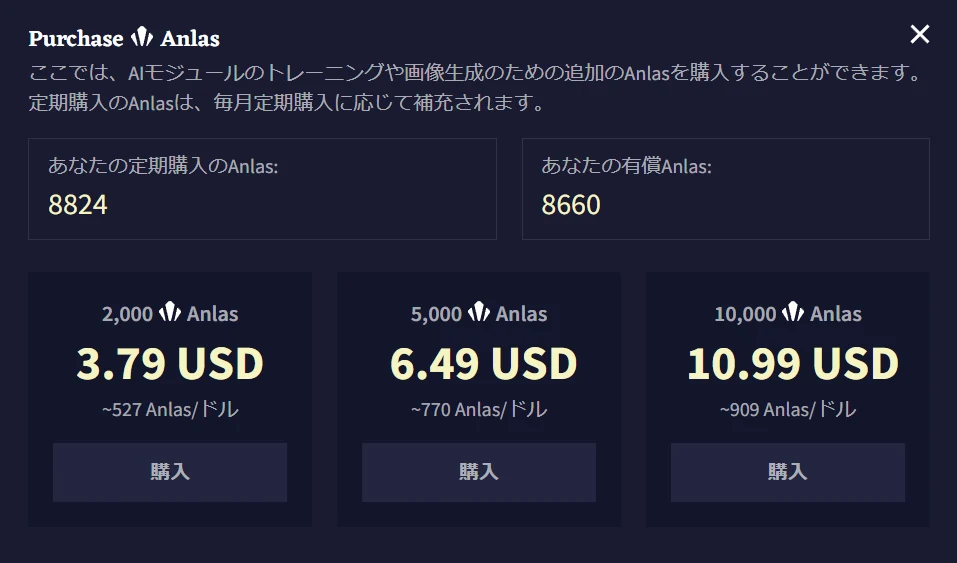 Anlasは「支給」ではなく「補充」：図版1
