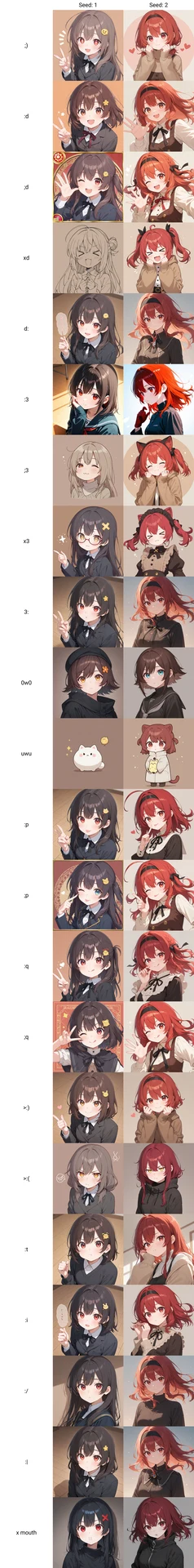 【6-4】顔文字系の表情：図版1