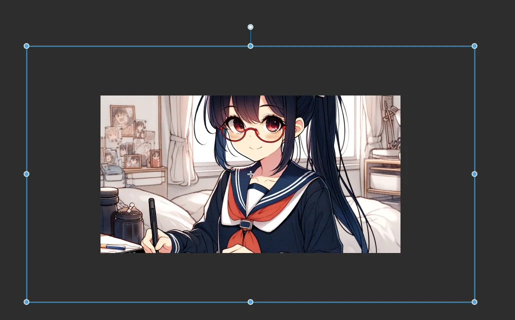 2.加工元のAIイラストを呼び出す:図版2