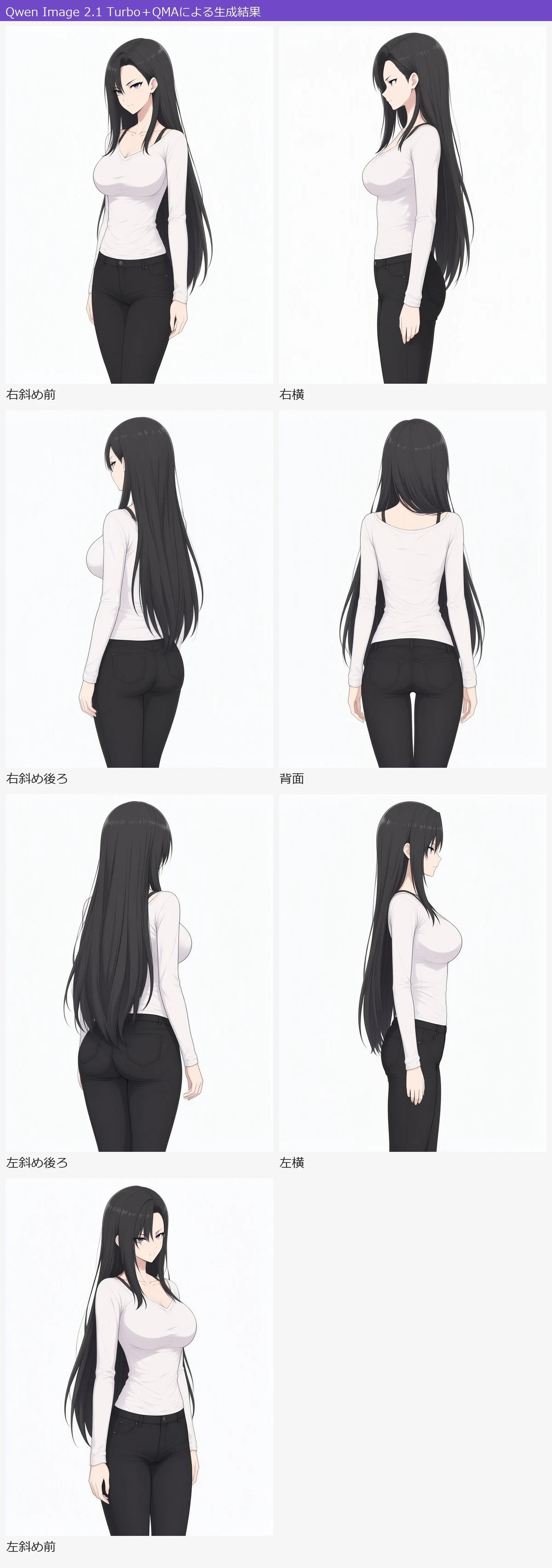 検証8.キャラクターを8方向から描く:図版5