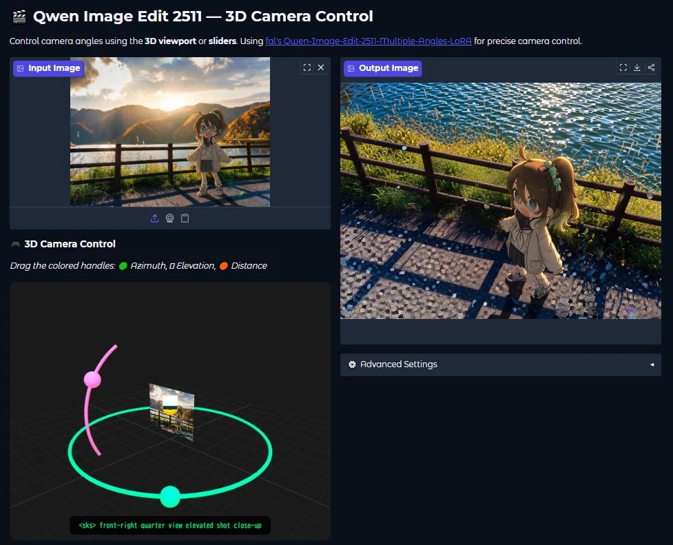 3D Camera Controlデモ:図版6